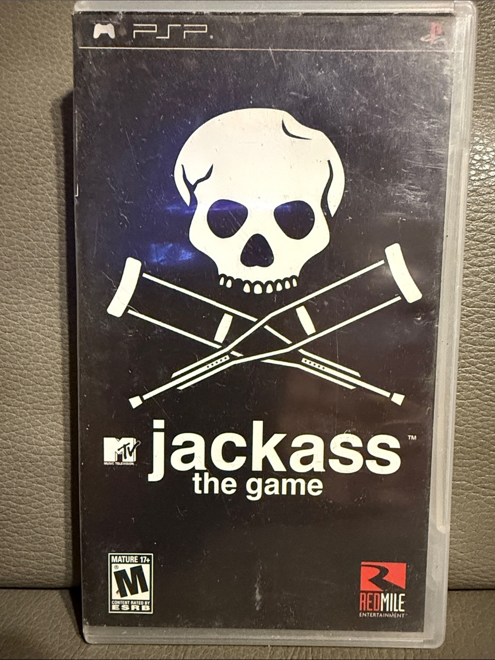 Vintage Y2K Jackass The Game — Black PSP